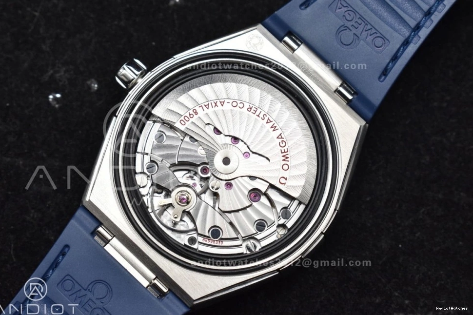 Blue Ceramic A8900 Gummy Blue Strap Super 1:1 Clone VSF Blue Edition Constellation on Dial Breathable Best SS 546 0812